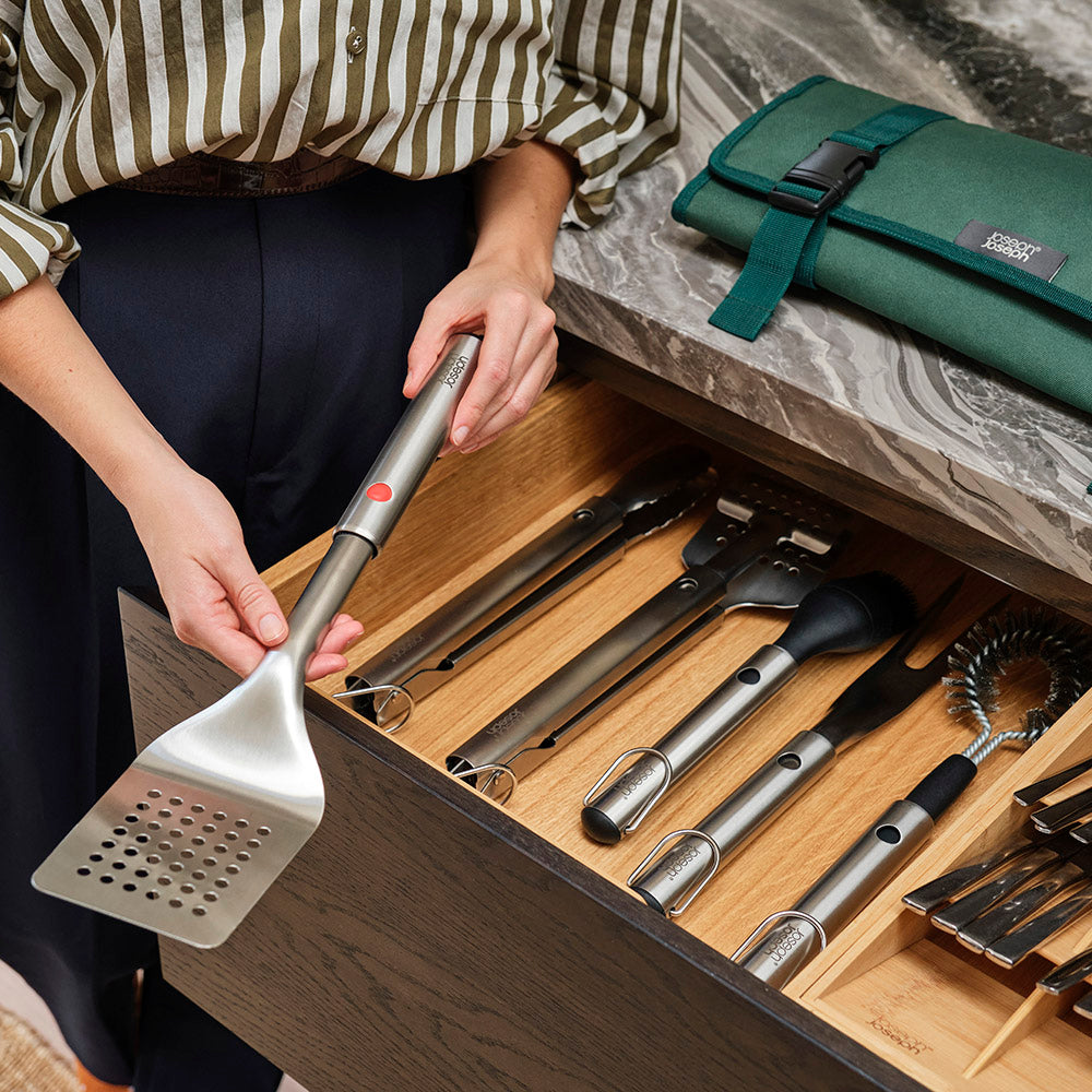 Joseph Joseph GrillOut™ Stainless Steel BBQ Turner & Tongs Set