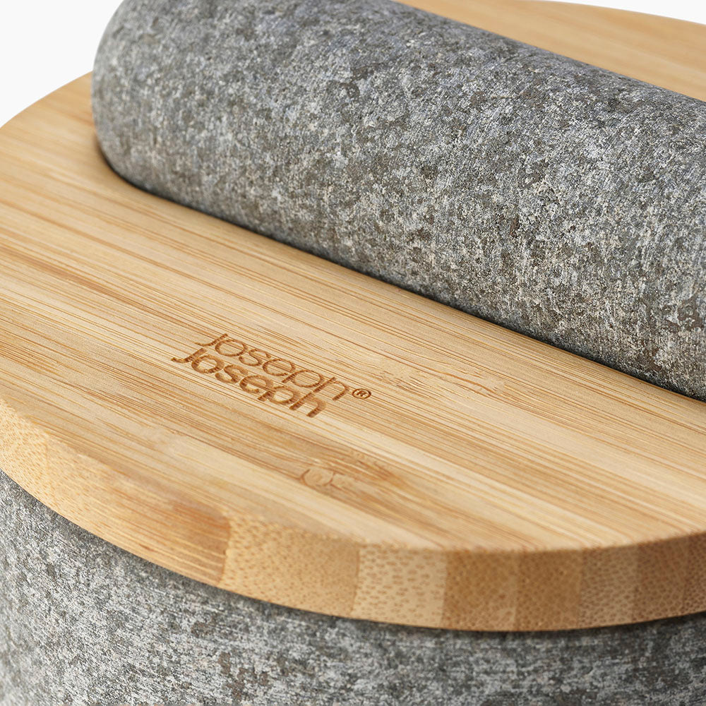 Joseph Joseph Dash™ Pestle & Mortar with Bamboo Lid