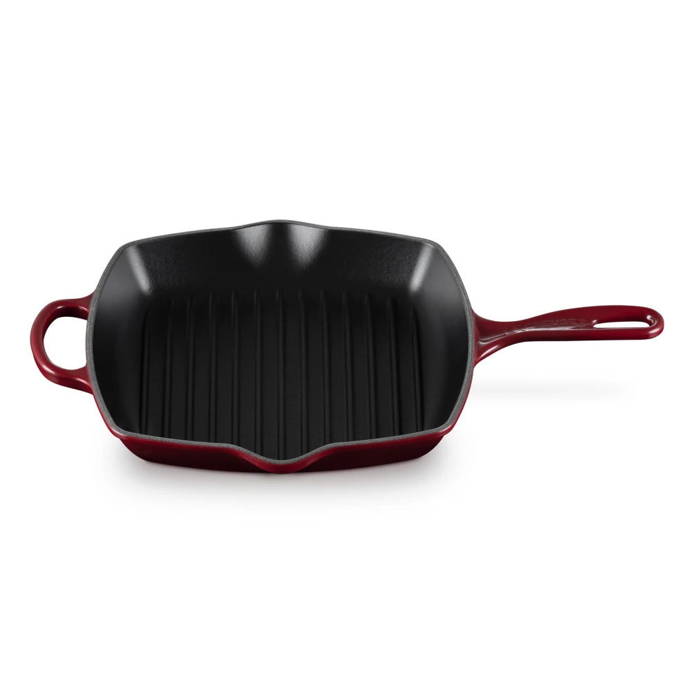 Le Creuset Signature Square Skillet Grill, 26cm