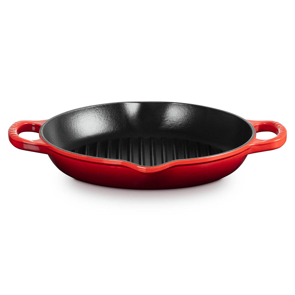 Le Creuset Signature Round Cast Iron Deep Grill, 25cm