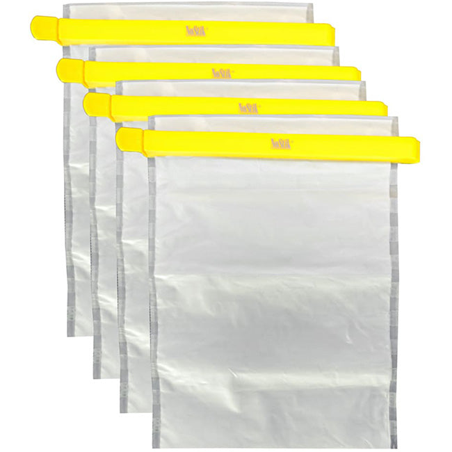 NoStik Reusable Freezer Bags, Set of 4