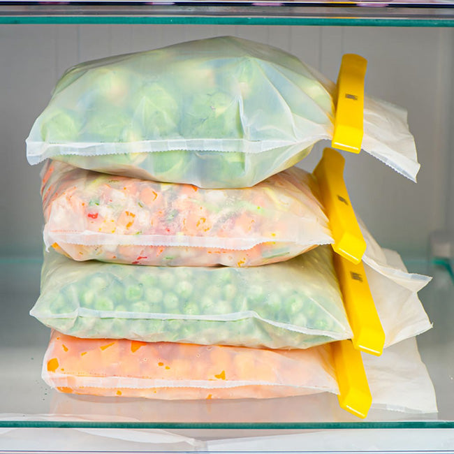 NoStik Reusable Freezer Bags, Set of 4