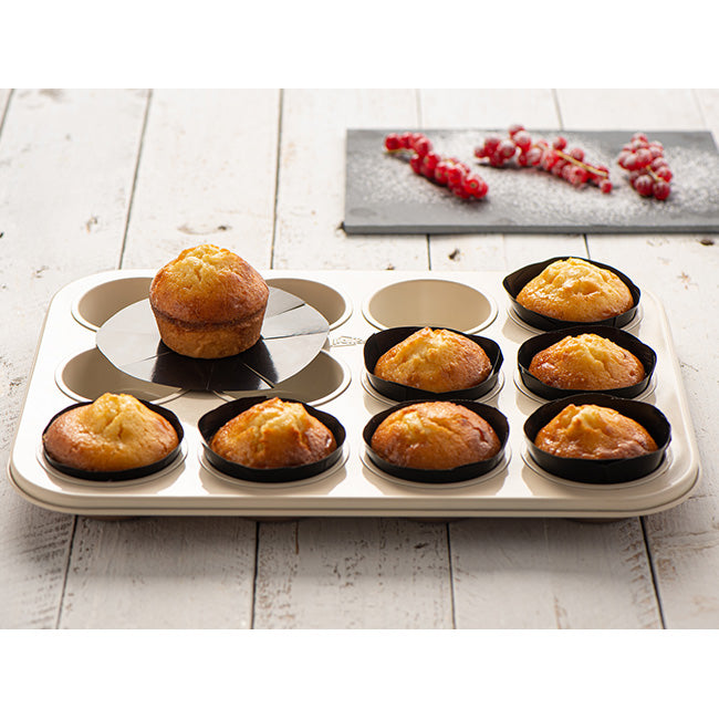NoStik Reusable Non-Stick Muffin Liners, Set Of 12