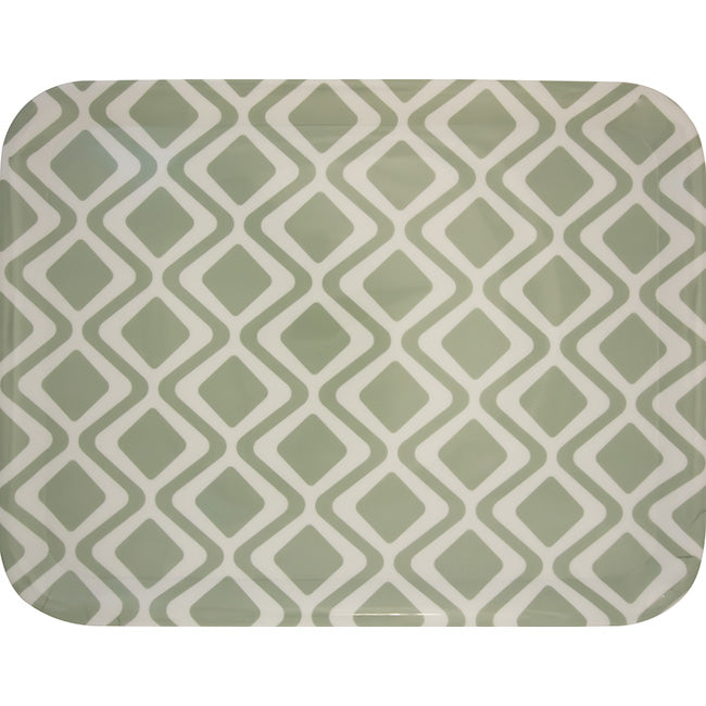 Home Classix Melamine Tranquility Rectangular Tray, 38cm