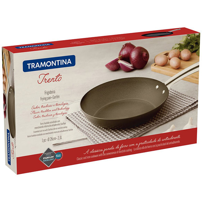 Tramontina Trento Non-Stick Cast Iron Frying Pan, 26cm