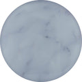Home Classix White Marble Round Glass Cutting Board, 25cm
