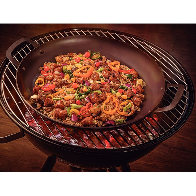 Tramontina Barbeque Round Griddle Pan, 50cm