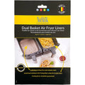 NoStik Reusable Dual Basket Airfryer Liners, Set of 4