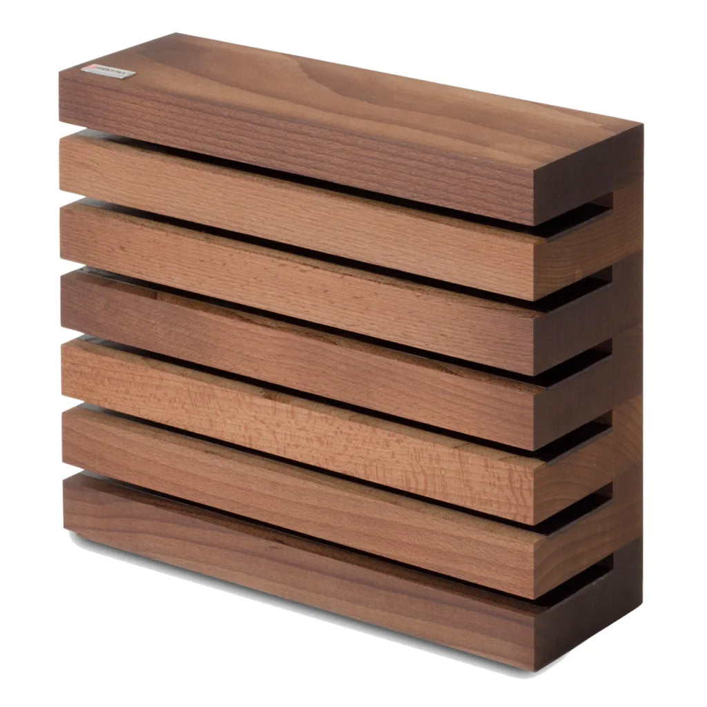 Wüsthof 6 Slot Magnetic Beech Knife Block