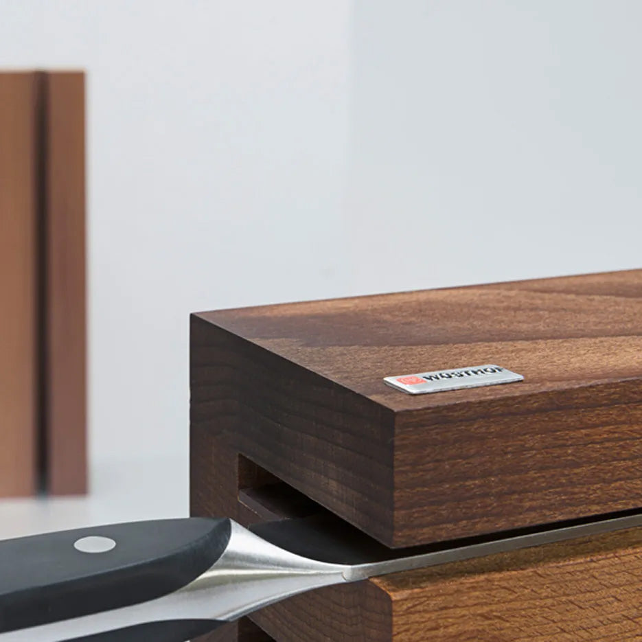Wüsthof 6 Slot Magnetic Beech Knife Block