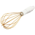 Wilton Gold Large Balloon Whisk With Marble Handle
