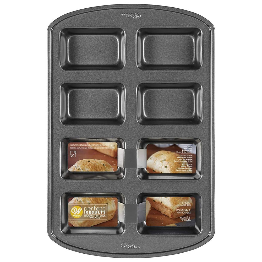 Wilton Perfect Results Non-Stick 8 Cavity Mini Loaf Pan