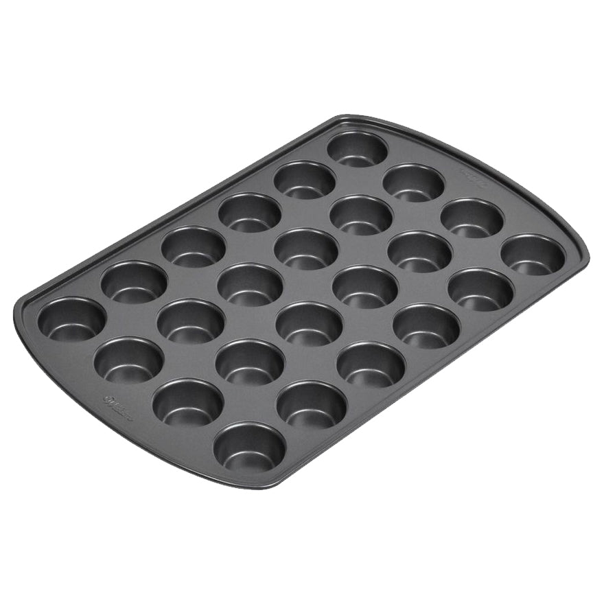Wilton Perfect Results Premium Non-Stick 24 Cup Mini Cupcake Pan