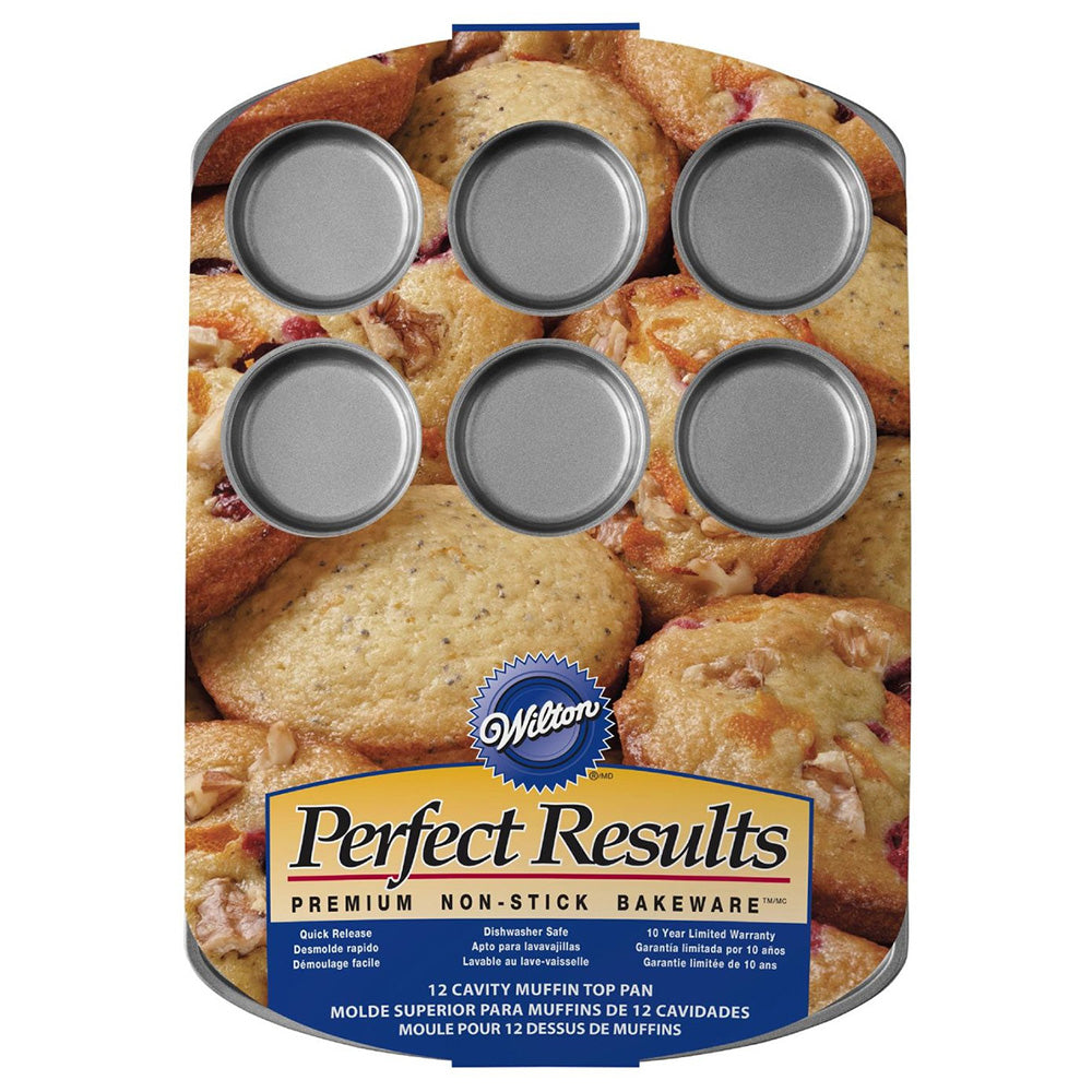 Wilton Perfect Results Premium Non-Stick 12 Cup Muffin Top Pan