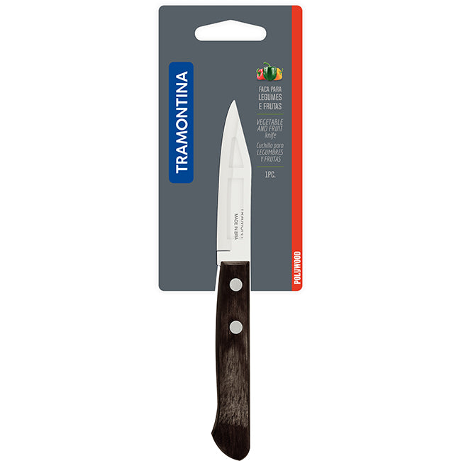 Tramontina Polywood Paring Knife, 7.5cm