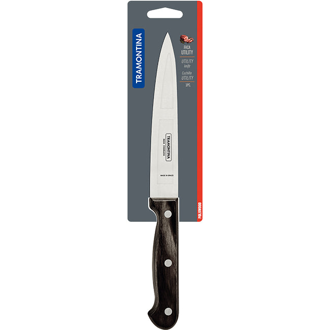 Tramontina Polywood Utility Knife, 15cm