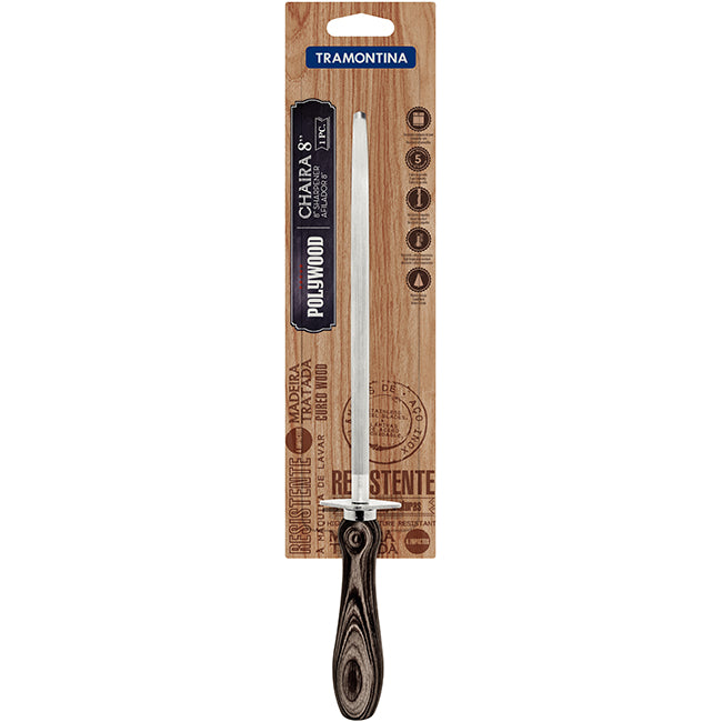 Tramontina Polywood Sharpening Steel, 20cm