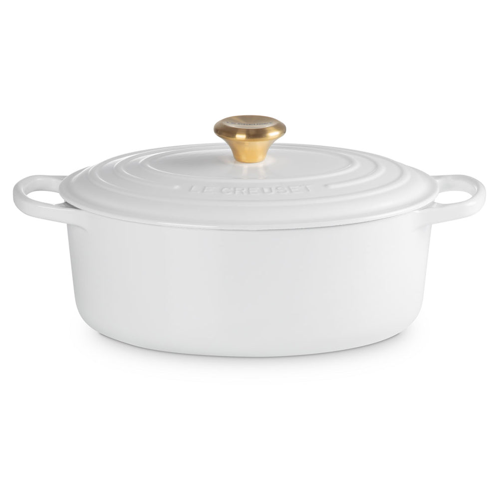 Le Creuset Signature 31cm Oval Cast Iron Casserole, 6.3L