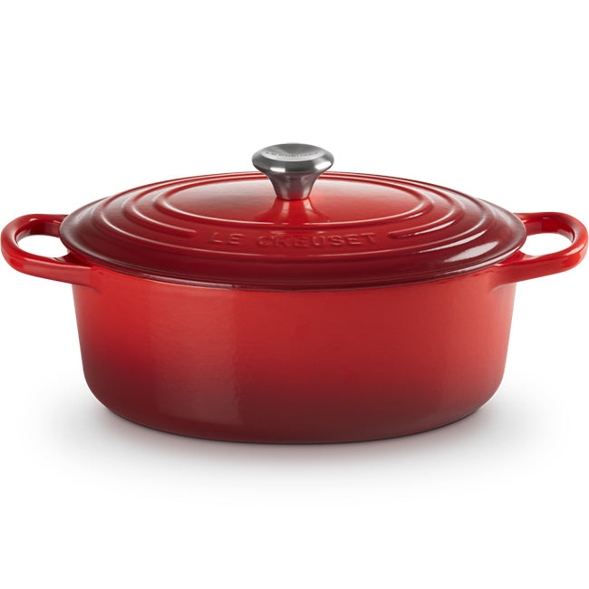Le Creuset Signature 35cm Oval Cast Iron Casserole, 9L
