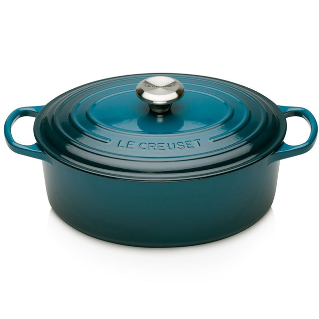 Le Creuset Signature 31cm Oval Cast Iron Casserole, 6.3L