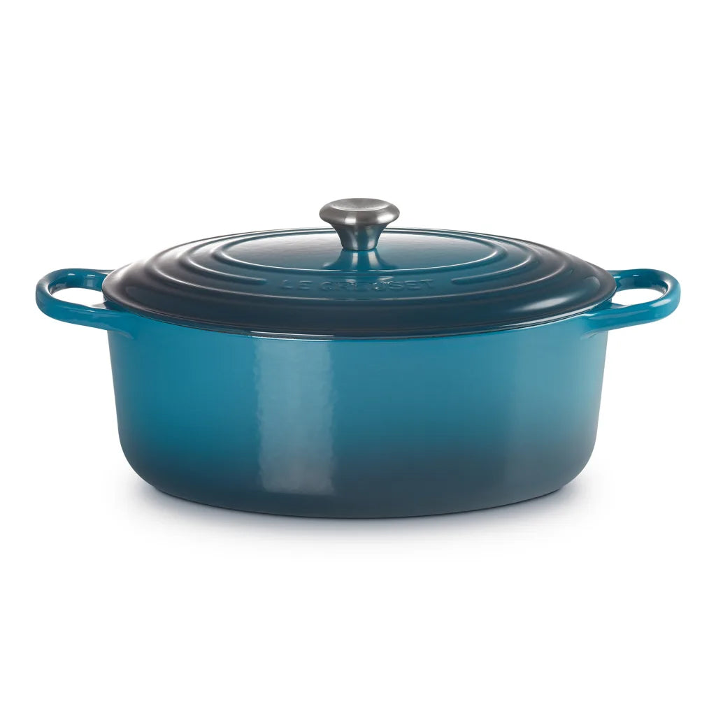 Le Creuset Signature 35cm Oval Cast Iron Casserole, 9L