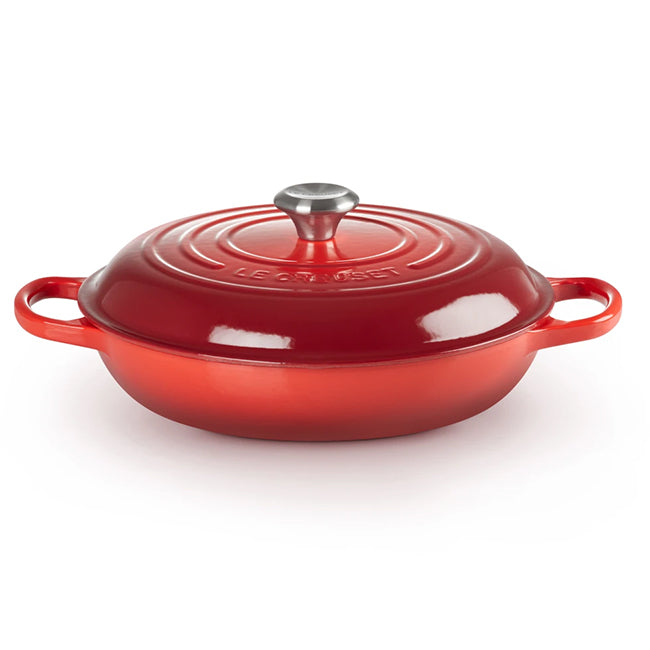 Le Creuset Signature 26cm Cast Iron Shallow Casserole, 2L