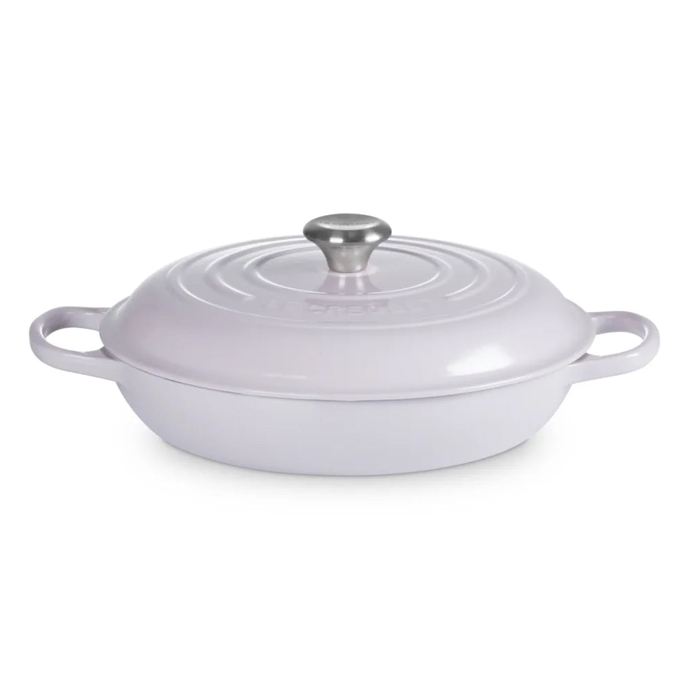 Le Creuset Signature 30cm Cast Iron Shallow Casserole, 3.5L