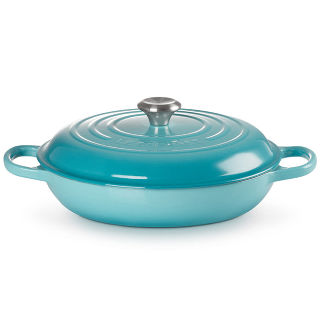 Le Creuset Signature 30cm Cast Iron Shallow Casserole, 3.5L