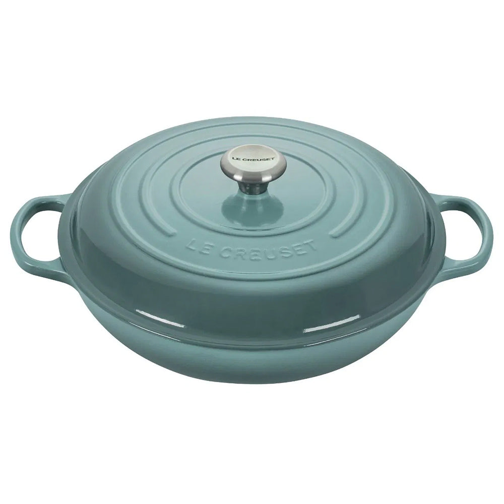 Le Creuset Signature 30cm Cast Iron Shallow Casserole, 3.5L