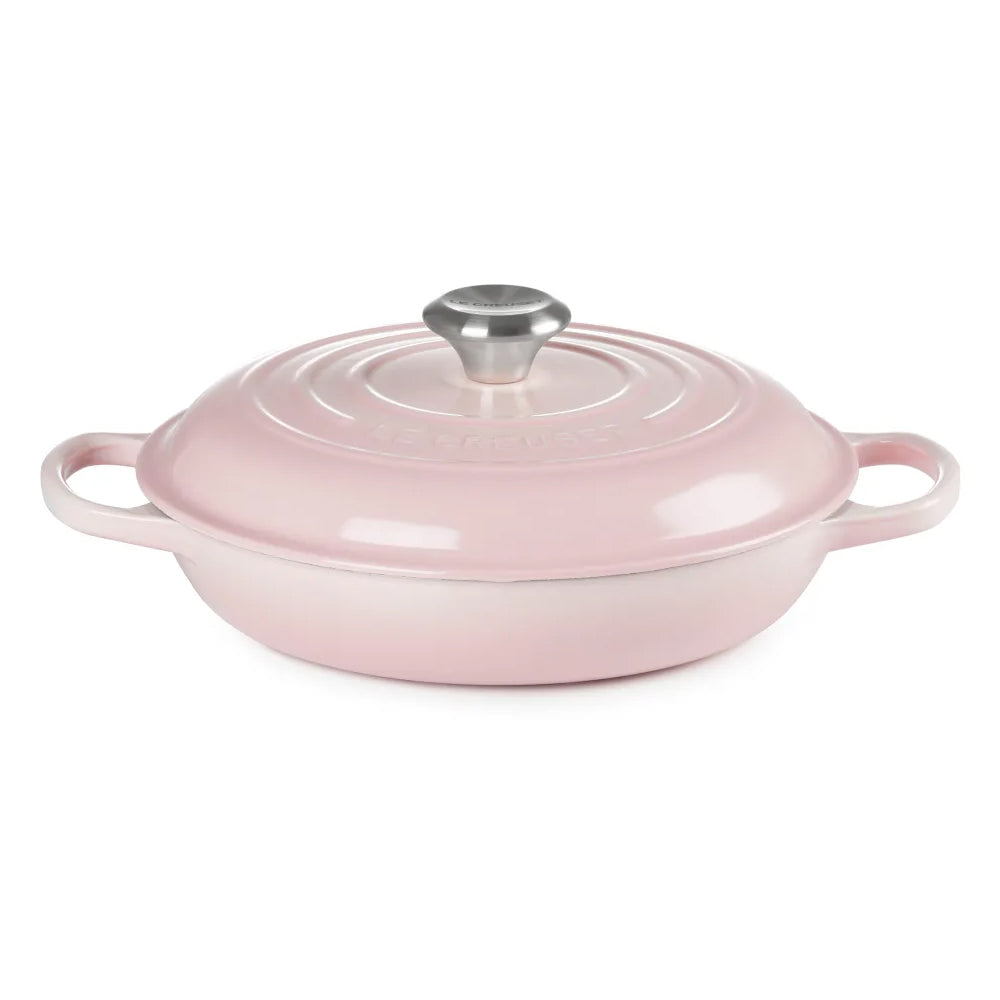 Le Creuset Signature 30cm Cast Iron Shallow Casserole, 3.5L