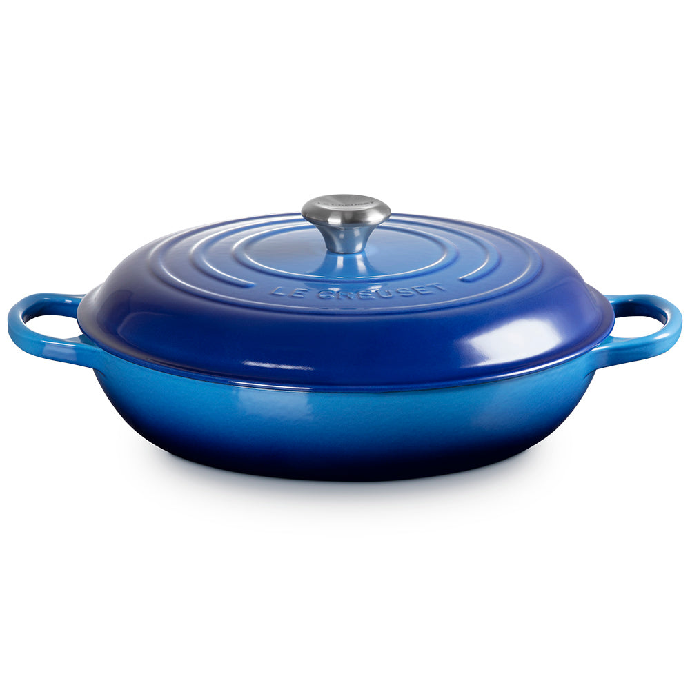 Le Creuset Signature 32cm Cast Iron Shallow Casserole, 4.7L