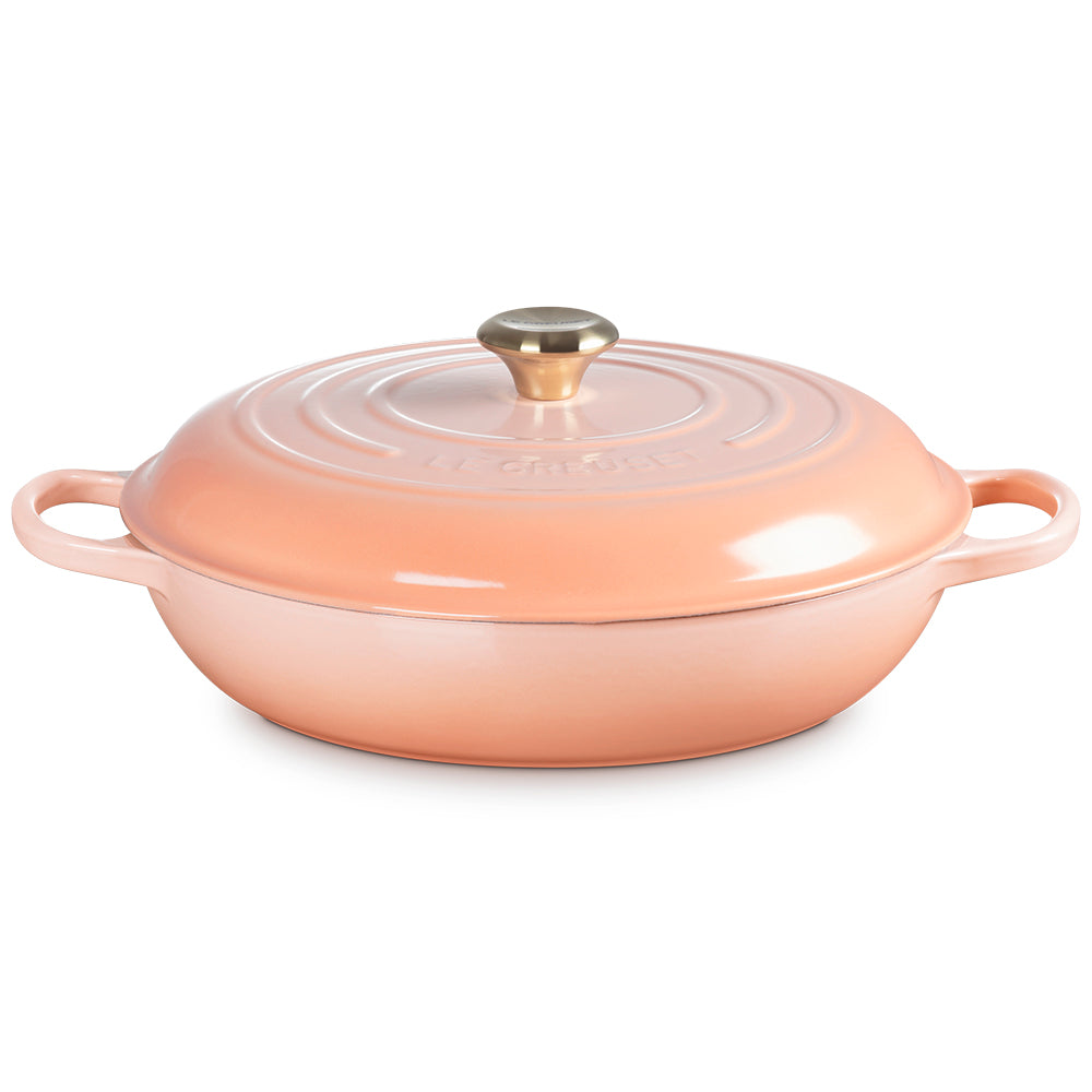 Le Creuset Signature 32cm Cast Iron Shallow Casserole, 4.7L