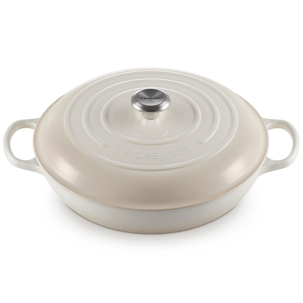 Le Creuset Signature 32cm Cast Iron Shallow Casserole, 4.7L
