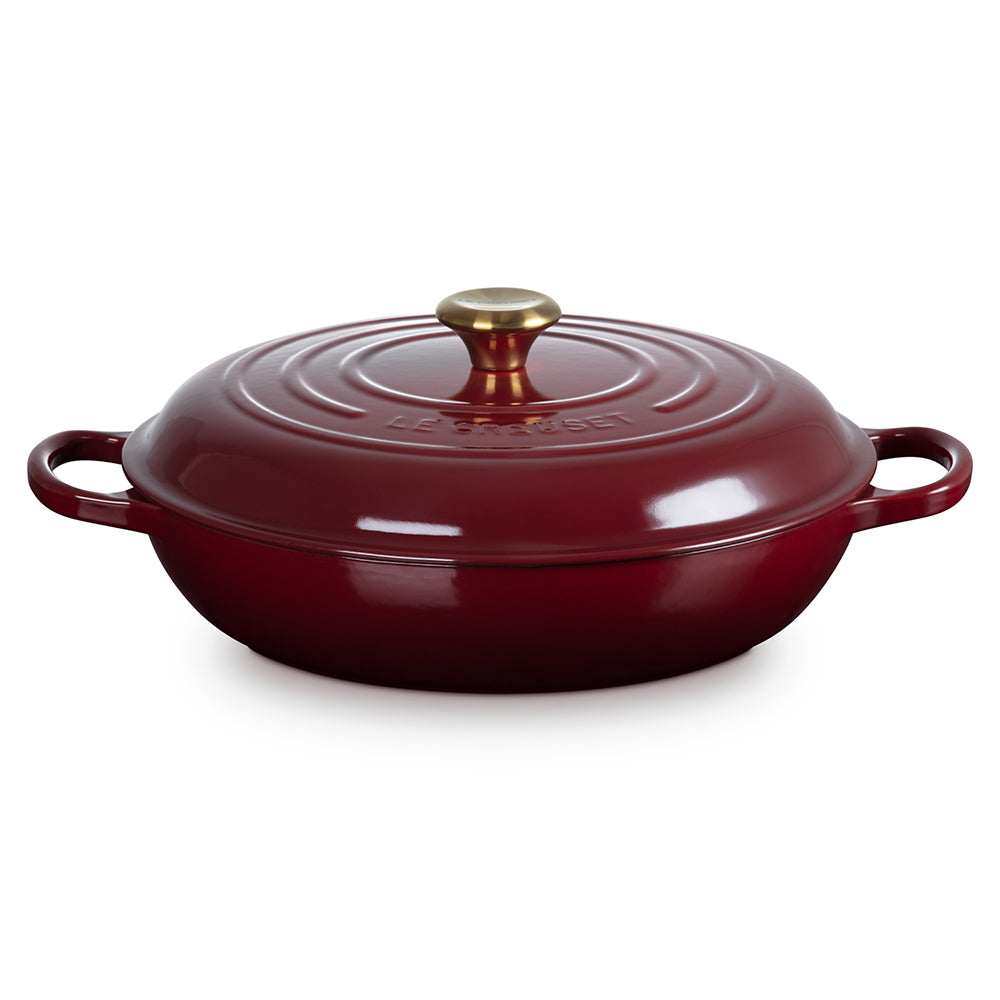 Le Creuset Signature 32cm Cast Iron Shallow Casserole, 4.7L