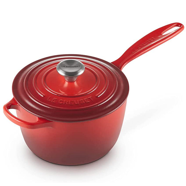 Le Creuset Signature 18cm Cast Iron Saucepan, 2.8L