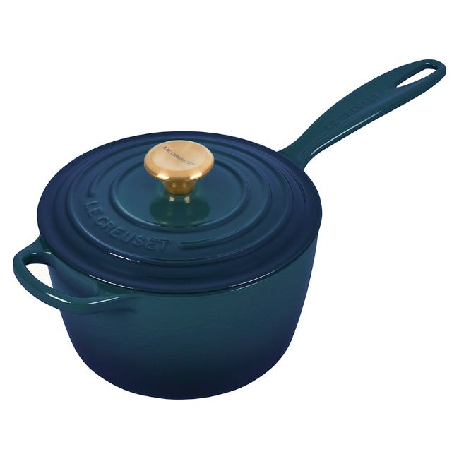 Le Creuset Signature 18cm Cast Iron Saucepan, 2.8L