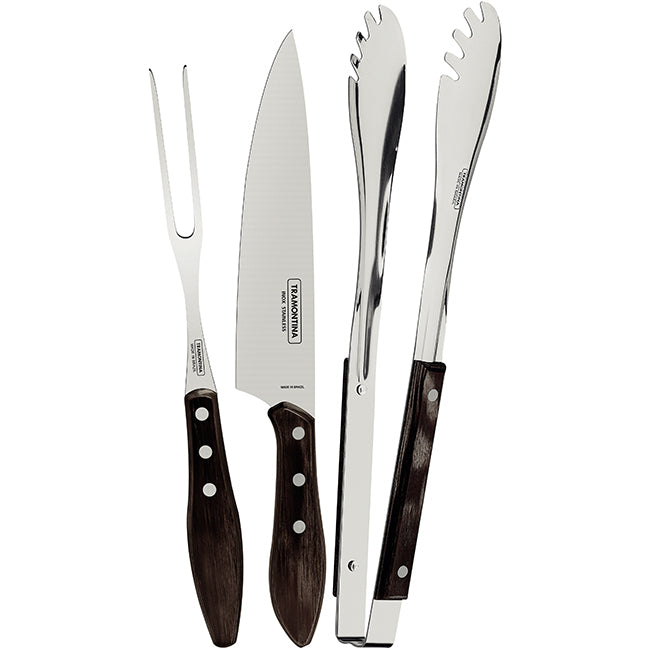 Tramontina Polywood 3pc Barbeque Set