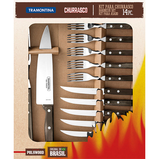 Tramontina Churrasco Braai & Cutlery Set, Set Of 14