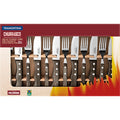 Tramontina Churrasco Jumbo Ergo Steak Knife & Fork Cutlery Set, Set Of 12