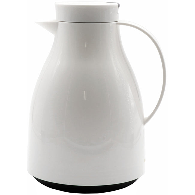 Regent Double Walled Stainless Steel White Vacuum Jug, 2L