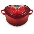 Le Creuset 20cm Cast Iron Heart Shaped Casserole With Heart Knob, 1.9L