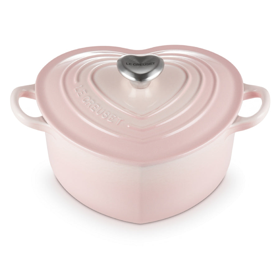 Le Creuset 20cm Cast Iron Heart Shaped Casserole With Heart Knob, 1.9L