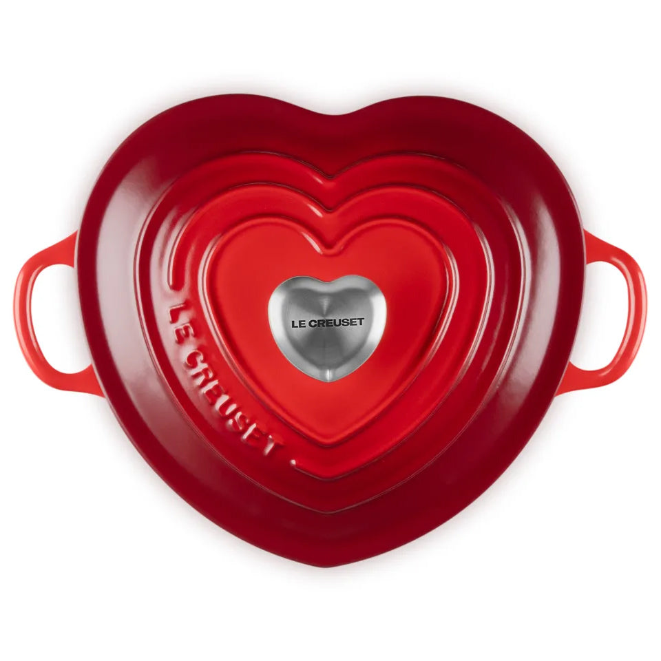 Le Creuset Signature Cast Iron Shallow Heart Casserole, 20cm