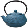 Regent Cast Iron Tetsubin Teapot With Infuser, Blue, 600ml