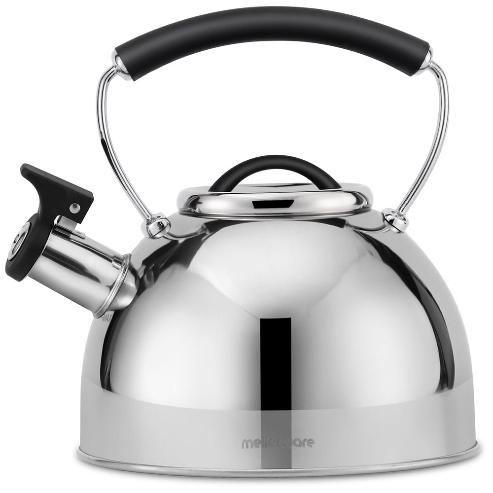 Mellerware Stainless Steel Whistling Stovetop Kettle, 2.5L