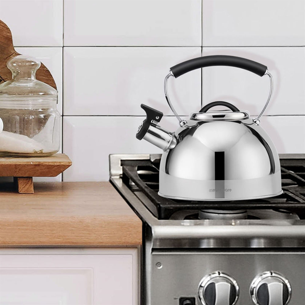 Mellerware Stainless Steel Whistling Stovetop Kettle, 2.5L