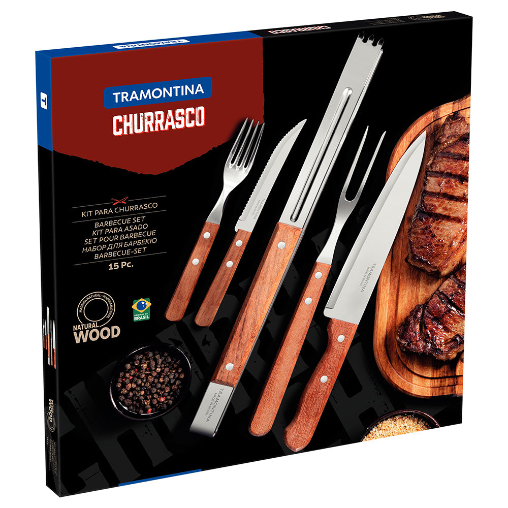 Tramontina Churrasco Barbeque Set, 15pc