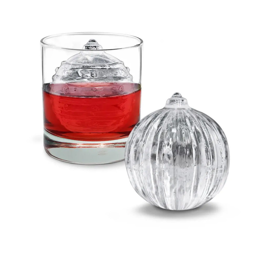 Tovolo Dots & Stripes Festive Ornament Ice Moulds, Set of 2
