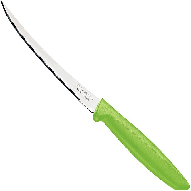 Tramontina Plenus Narrow Serrated Tomato Paring Knife, 13cm