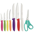 Tramontina Plenus Knife & Scissors Set, 8pc